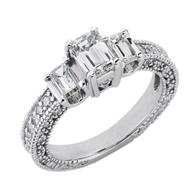 Three Stone Ring - EN6860WG