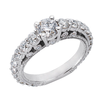 White Gold Engagement Ring - EN6861WG