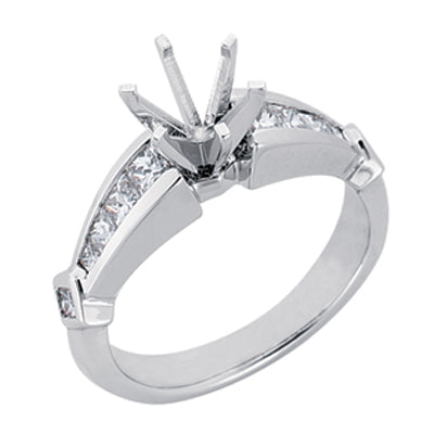 White Gold  Engagement Ring - EN6865WG