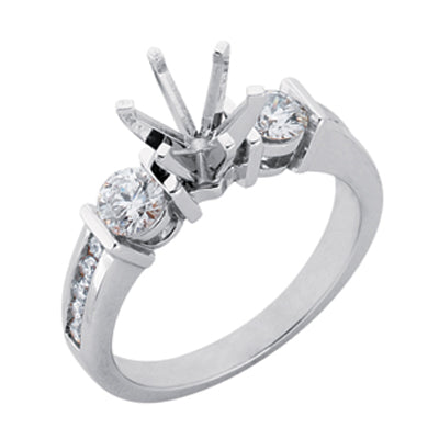 White Gold Engagement Ring - EN6868WG