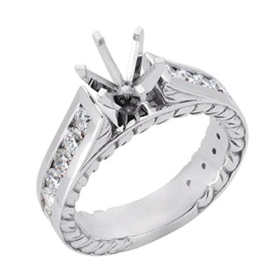 White Gold Engagement Ring - EN6871WG