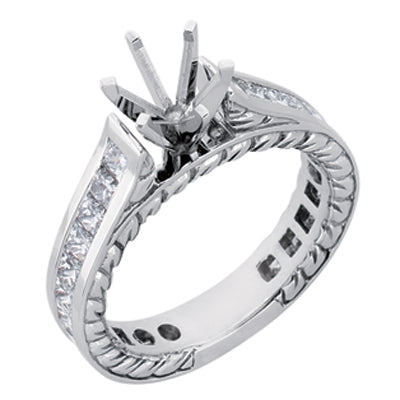 White Gold Engagement Ring - EN6876WG