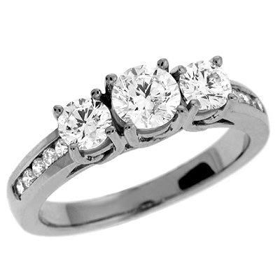 Three Stone Ring - EN6879WG