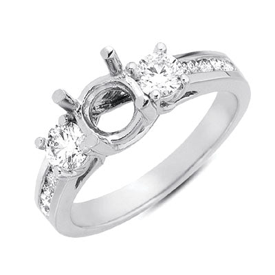 Platinum Engagement Ring - EN6880SEPL