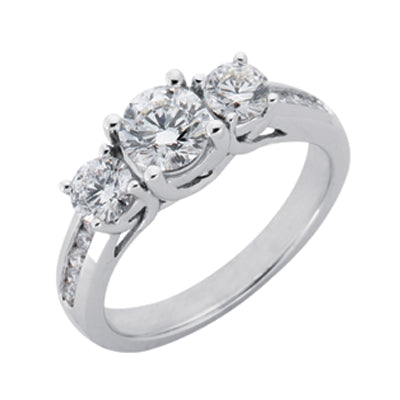 White Gold Engagement Ring - EN6880WG