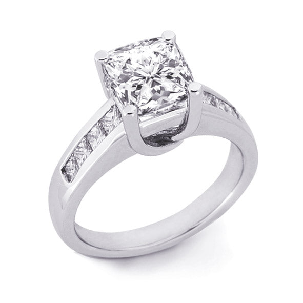 White Gold Engagement Ring - EN6885WG