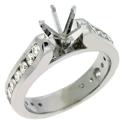 White Gold Engagement Ring - EN6886WG