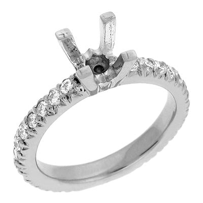 Platinum Engagement Ring - EN6887-PL