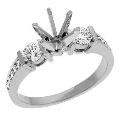 Platinum Engagement Ring - EN6888-PL