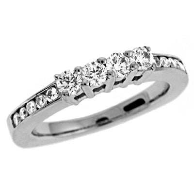 White Gold Matching Band - EN6889-BWG