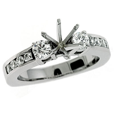 White Gold Engagement Ring - EN6889WG