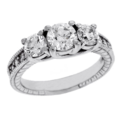 White Gold Engagement Ring - EN6896WG