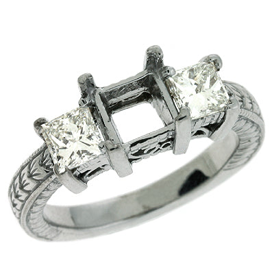 White Gold Engagement Ring - EN6899WG