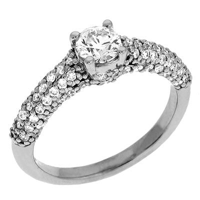 White Gold Engagement Ring - EN6902WG