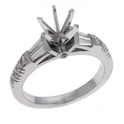 Platinum Engagement Ring - EN6903-PL