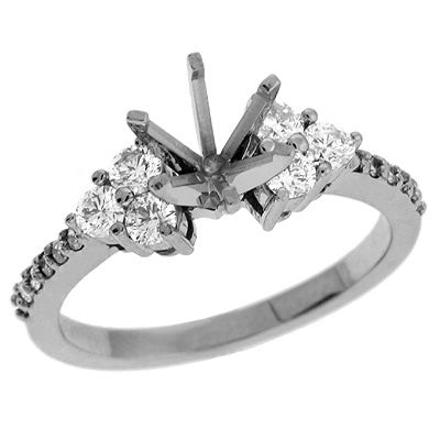 Platinum Engagement Ring - EN6904-PL