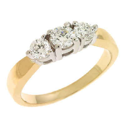 Three Stone Ring - EN6910YW