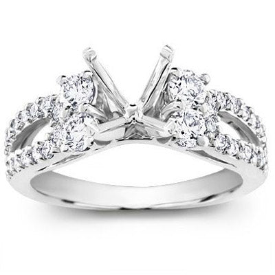 White Gold Engagement Ring - EN6913WG