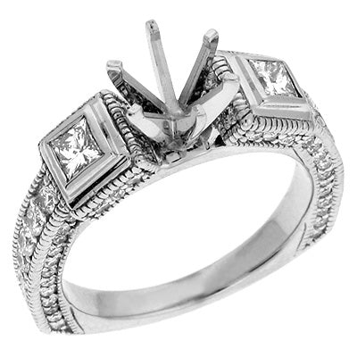 White Gold Engagement Ring - EN6918WG