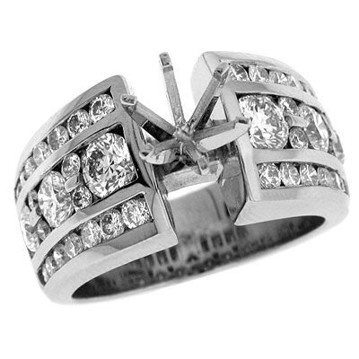 Platinum Engagement Ring - EN6919-PL