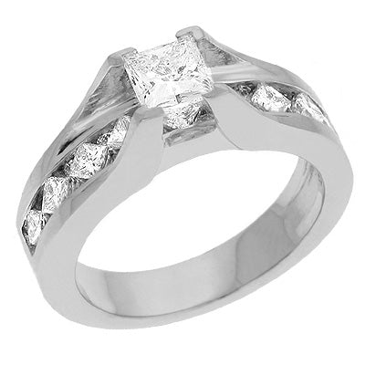 White Gold Engagement Ring - EN6924WG