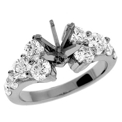 White Gold Engagement Ring - EN6929WG