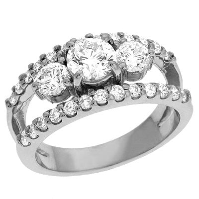 White Gold Engagement Ring - EN6936WG