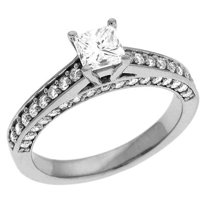 White Gold Engagement Ring - EN6941WG