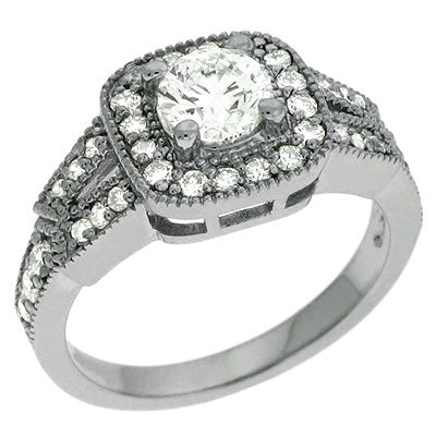 White Gold Engagement Ring - EN6943WG