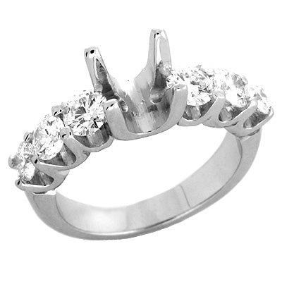 White Gold Engagement Ring - EN6956WG