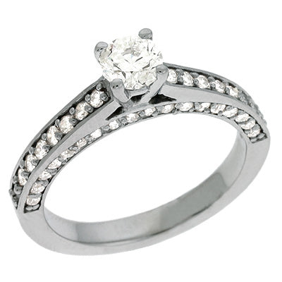 White Gold Engagement Ring - EN6961WG