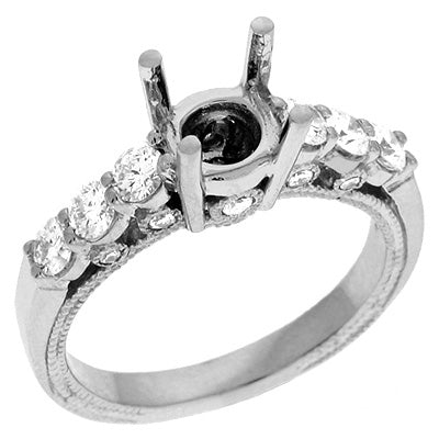 White Gold Engagement Ring - EN6966WG