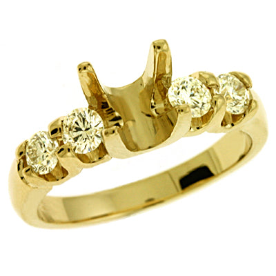 Yellow Gold Engagement Ring - EN6967YG