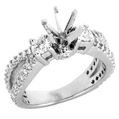 White Gold Engagement Ring - EN6969WG