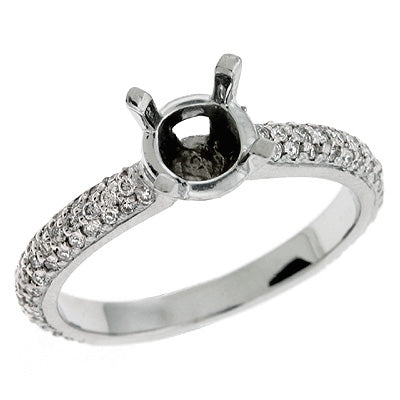 White Gold Engagement Ring - EN6974WG