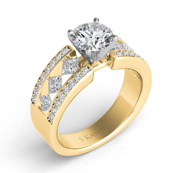 Yellow Gold Engagement Ring - EN6978YG