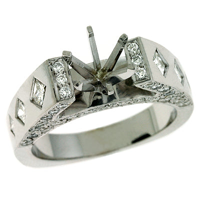 White Gold Bridal Ring - EN6980WG