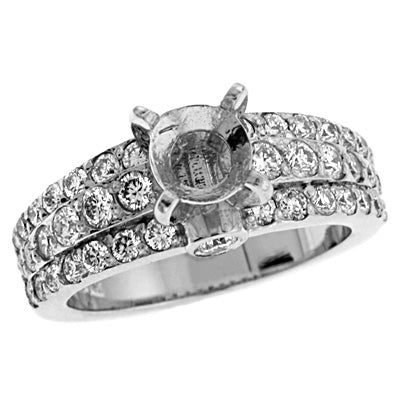 White Gold Engagement Ring - EN6981WG