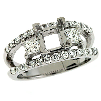 White Gold Engagement Ring - EN6985WG