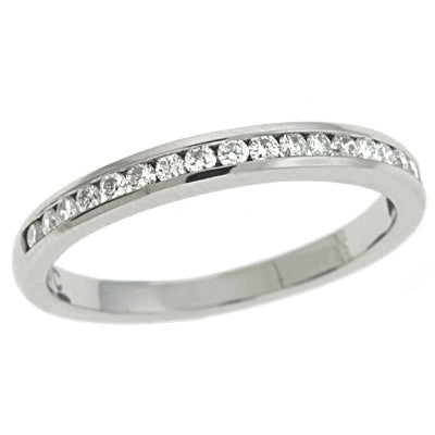 White Gold Matching Band - EN6989-BWG