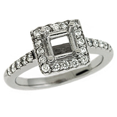 Platinum Engagement Ring - EN6990-5.0MPL