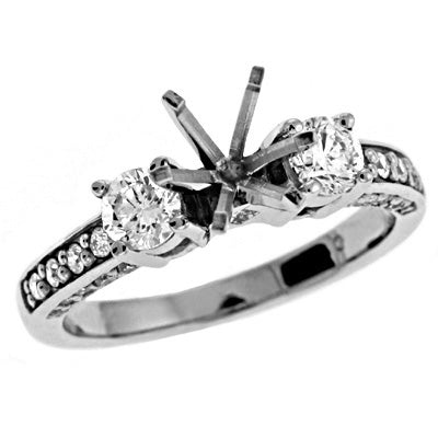 White Gold Engagement Ring - EN6994WG