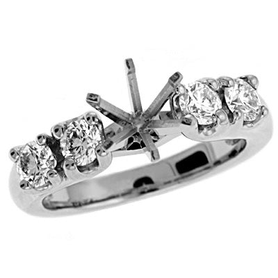 White Gold Engagement Ring - EN7000WG