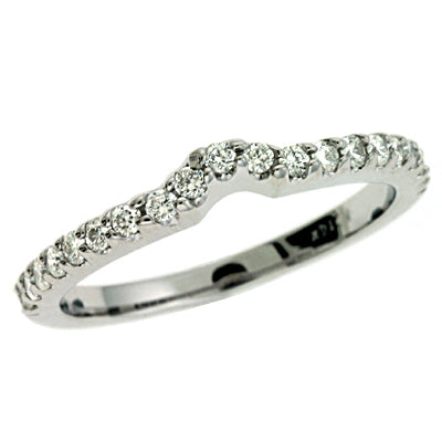 White Gold Matching Band - EN7004-BWG