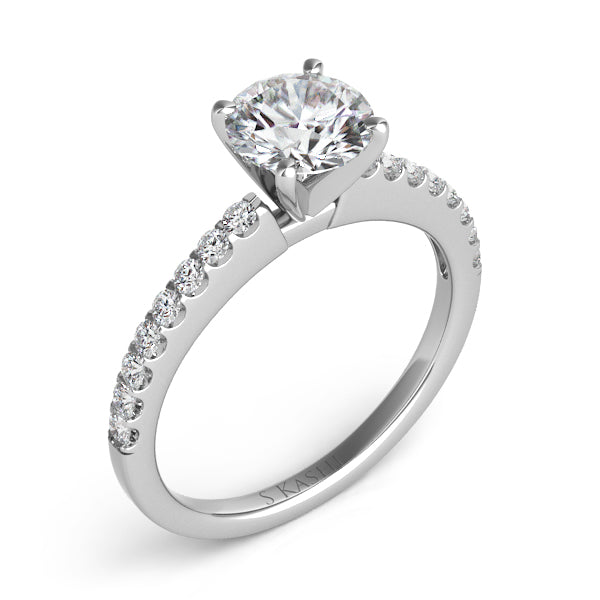 Platinum Engagement Ring - EN7004-PL