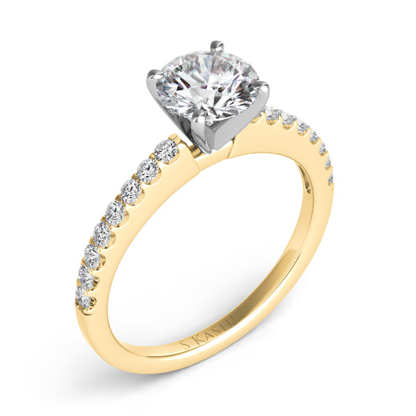 Yellow Gold Engagement Ring - EN7004YG