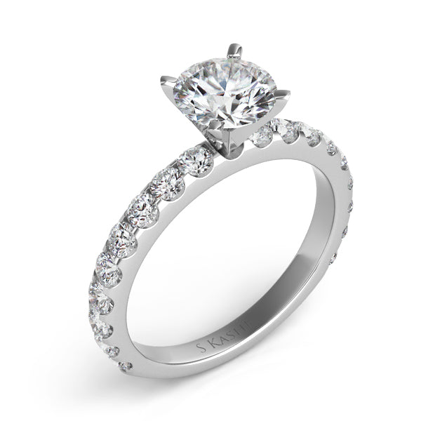 White Gold Engagement Ring - EN7006WG