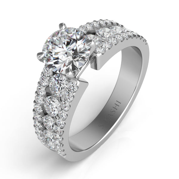 Palladium Engagement Ring - EN7008-PD