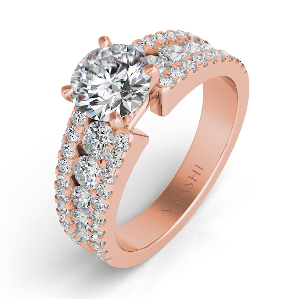 Rose Gold Engagement Ring - EN7008RG