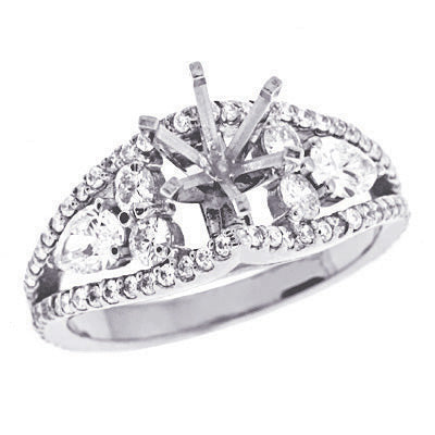 White Gold Engagement Ring - EN7009WG